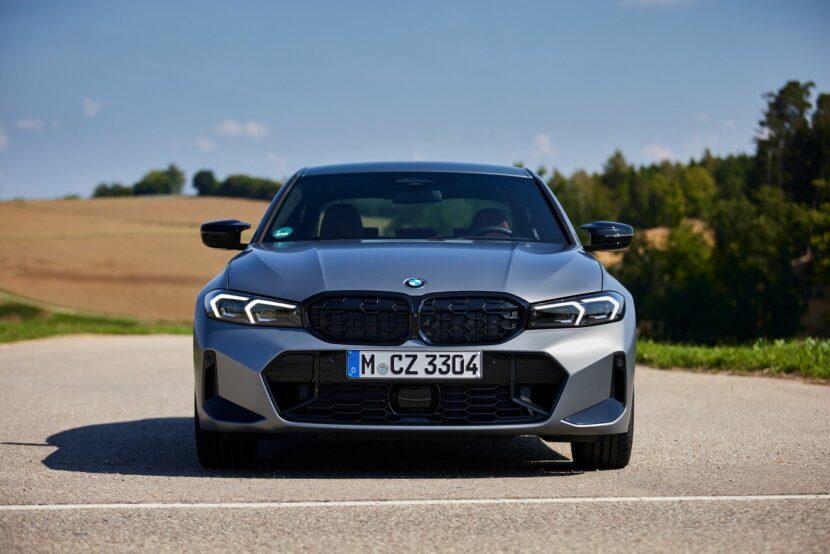 BMW 3 Series front exterior shot - gray