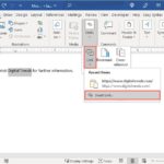 How to add hyperlinks in Word