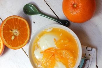 Recipe: Orange & bean curd sweet soup to cool down summer